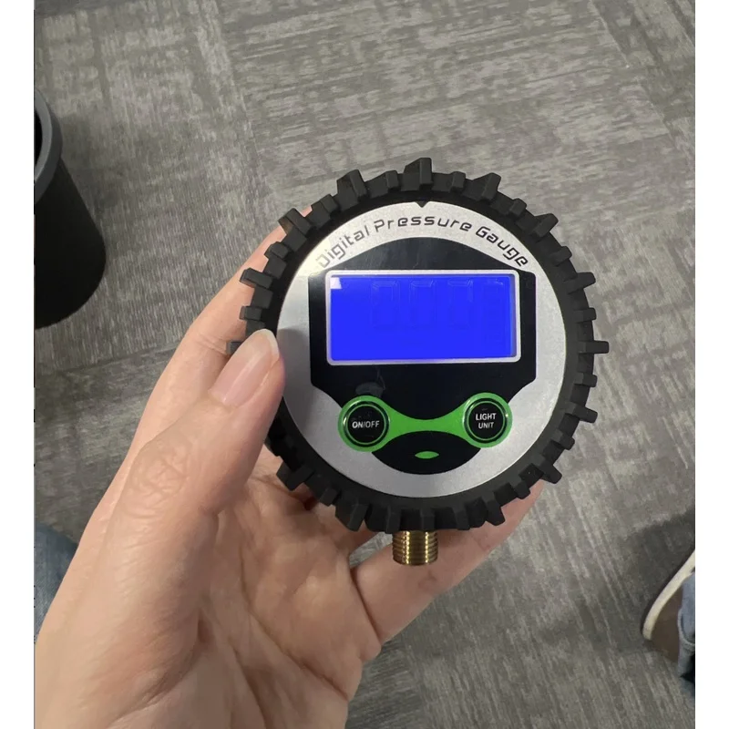 Digital Tire Pressure Gauge 200PSI LCD Backlight 1/4
