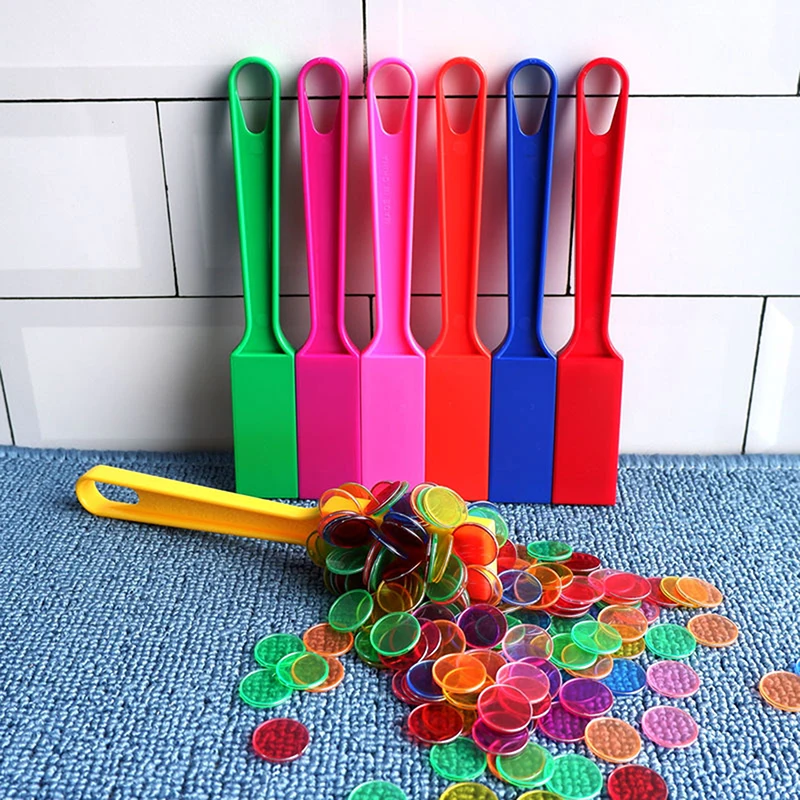 1 Set Montessori Color Learning Teaching Aids Plastic Color Magnetic Circular Sheet Physics Science Magnetic Experiment Game