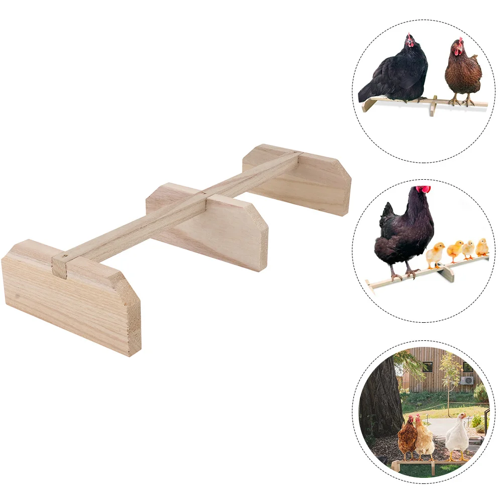 

Wooden Chicken Perch Bird Roosting Bar Durable Smooth Pet Supplies for Hens Parrots Cage Accessories Chicken Perch
