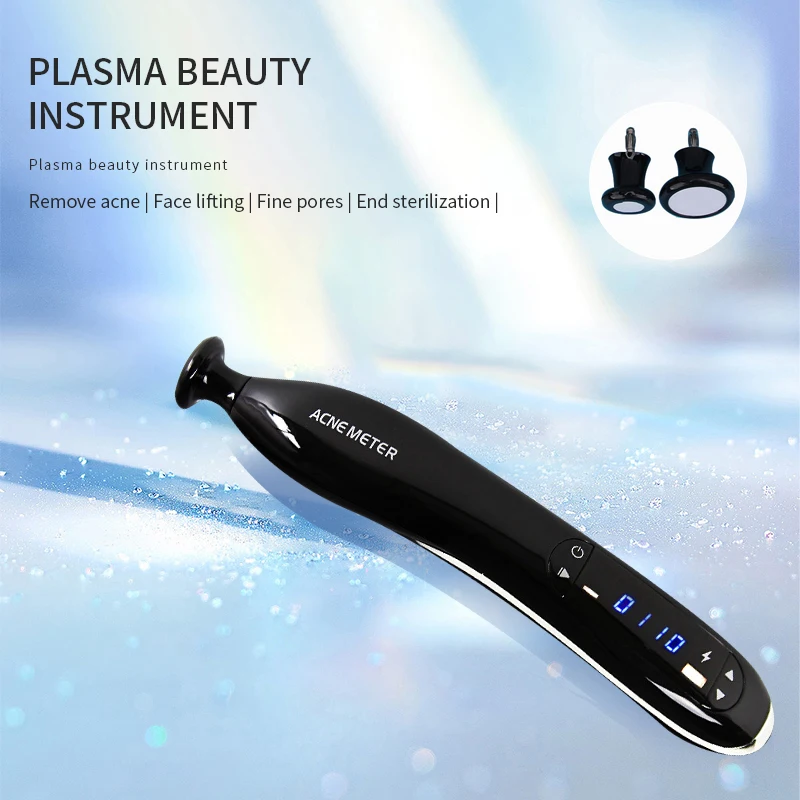 Portable USB Charge Anti-Acne Plasma Skin Care Beauty Device Home Use Professional Acne Meter 5 Levels Face Restoring Plasma Pen