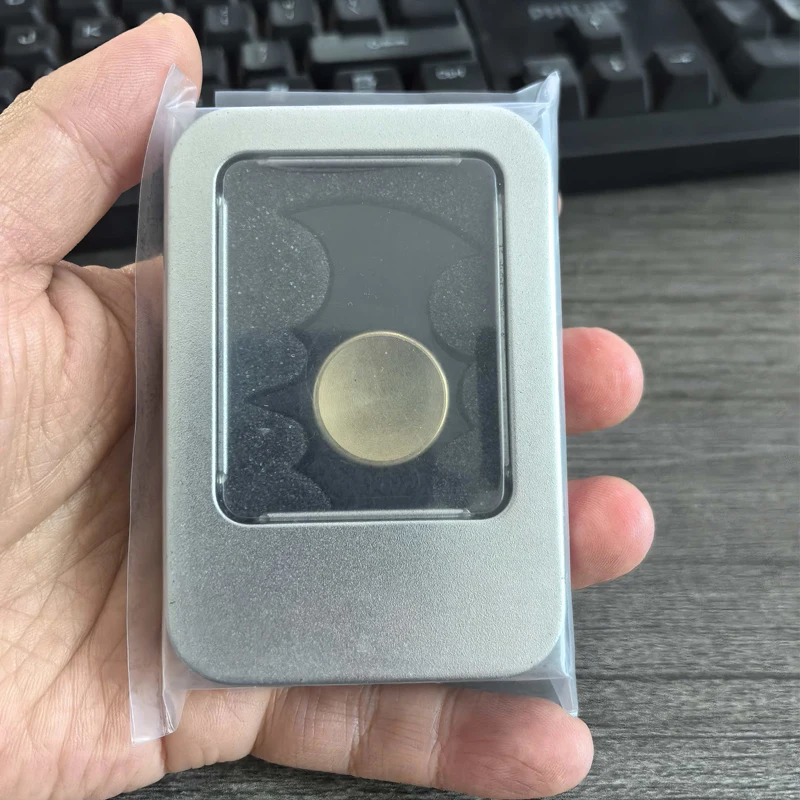 Fidget Spinner Metal en forma de murciélago, juguetes antiansiedad y alivio del estrés, artilugios geniales, TDAH para niños, adolescentes y adultos, Ideas de regalos