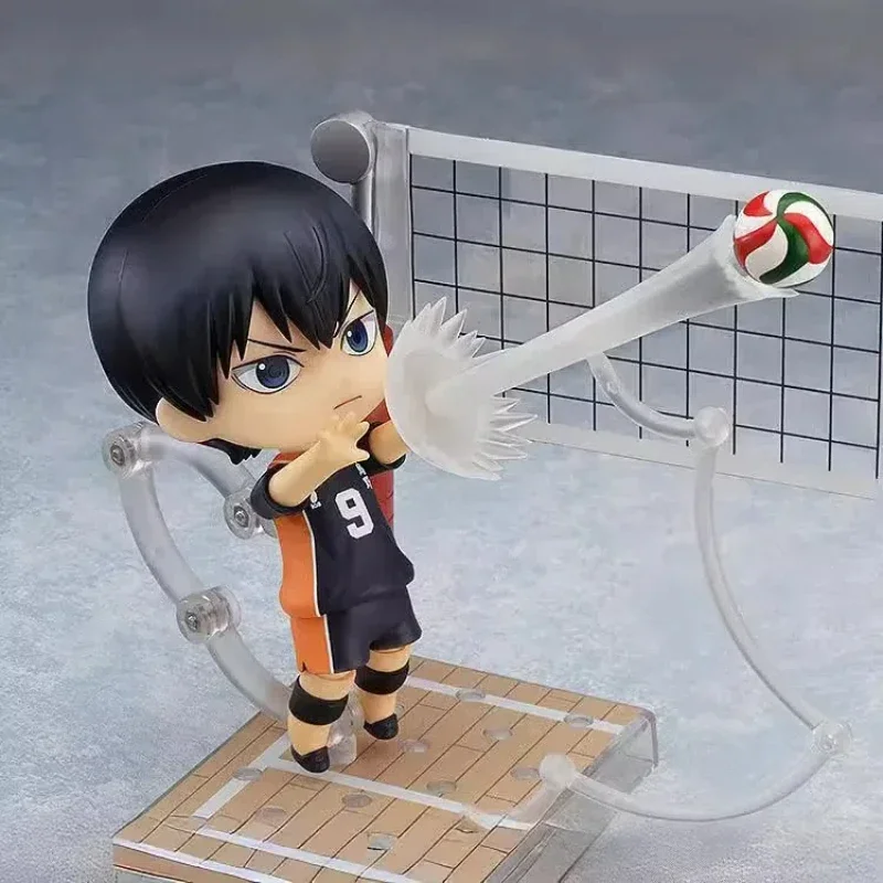 Novo 10cm anime haikyuu tobio kageyama q versão conjunta substituível figuras de ação pvc modelo estátua mesa decoração boneca brinquedo presentes