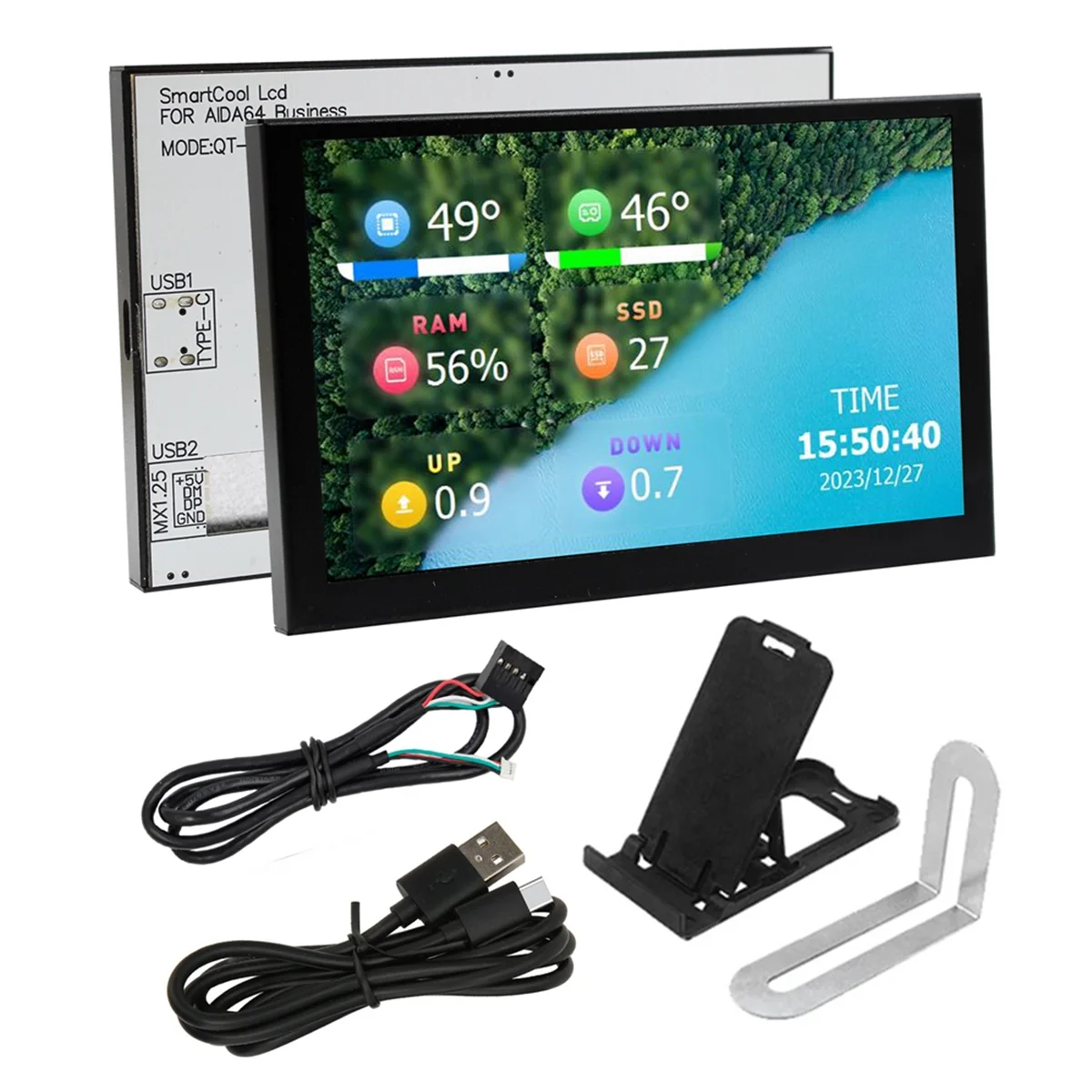 Ecran-secondaire-ips-pour-ordinateur-portable-a-moniteur-lcd-usb-affichage-dynamique-5-pouces