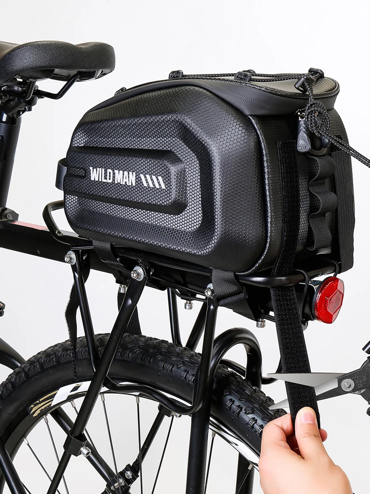AliExpress ALLOYSEED Bike Rear Rack Bag Bicycle Trunk Bag Waterproof Multifunction Bike Cargo Bag Large Capacity Bike Rack Bag Cycling Accessories