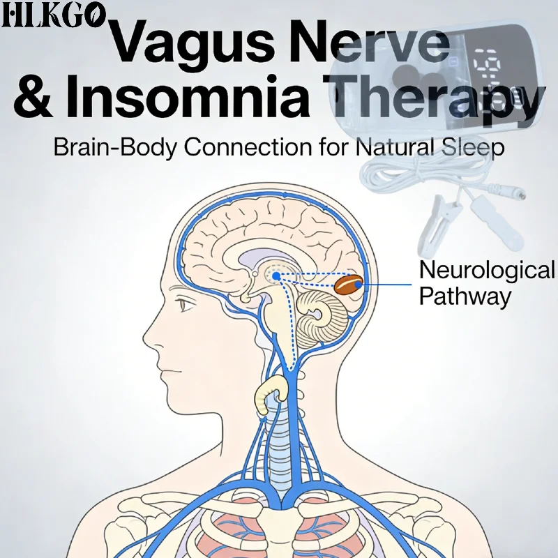 

Лучший стимулятор вагусного нерва с клипсой для уха, устройство для улучшения сна, быстрого засыпания, глубокого сна, снятия тревоги и депрессии.