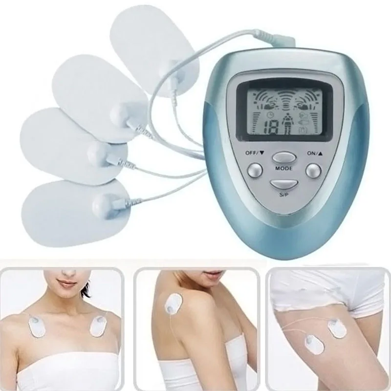 8 Modes TENS Muscle Stimulator Electronic Pulse Massager Machine Acupuncture EMS Electrical Low Frequency Physiotherapy Device