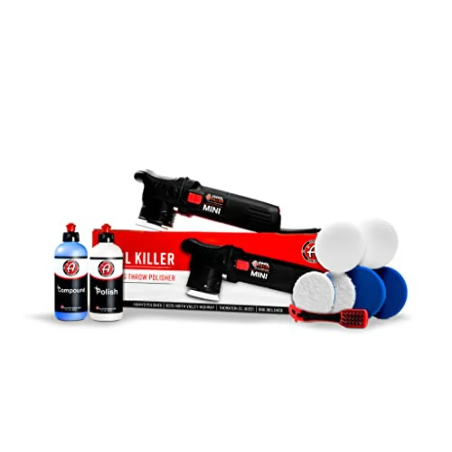 Swirl Killer 12mm Polisher - Orbital Polishing Paint Correcting Buffer Tool - Car Scratch Remover - Use Post Car Wash Clay Bar