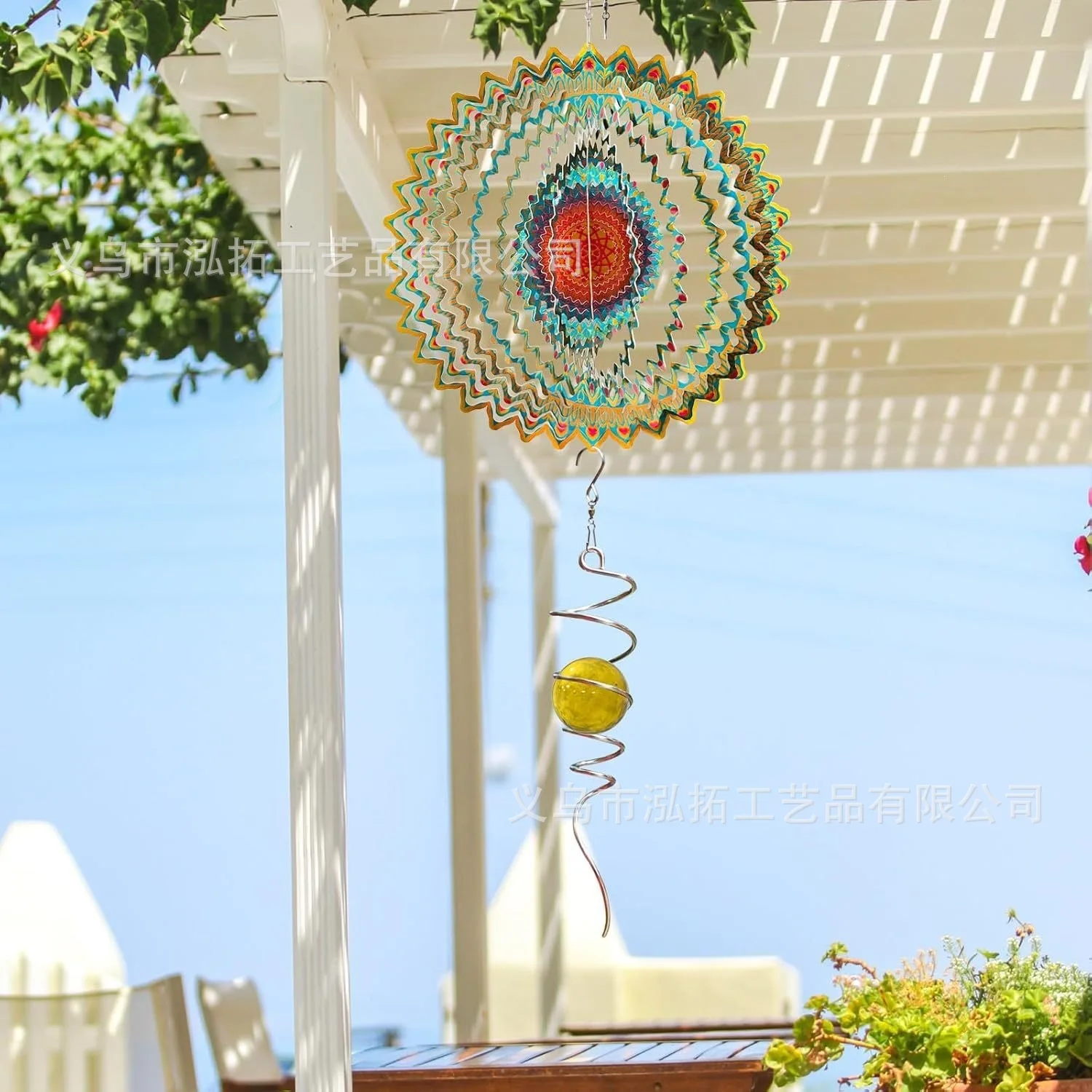 Cross‑border New Arrival Goolyrusim Wind Spinner Mandala Jasmine Creative Dreamy Wind Chime