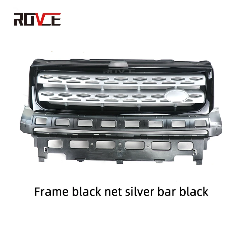 ROVCE Front Grille Bumper Mesh Grill For Land Rover Freelander 2 LR2 2010 2011 2012 2013 2014 2015 2016 Car Accessories ABS