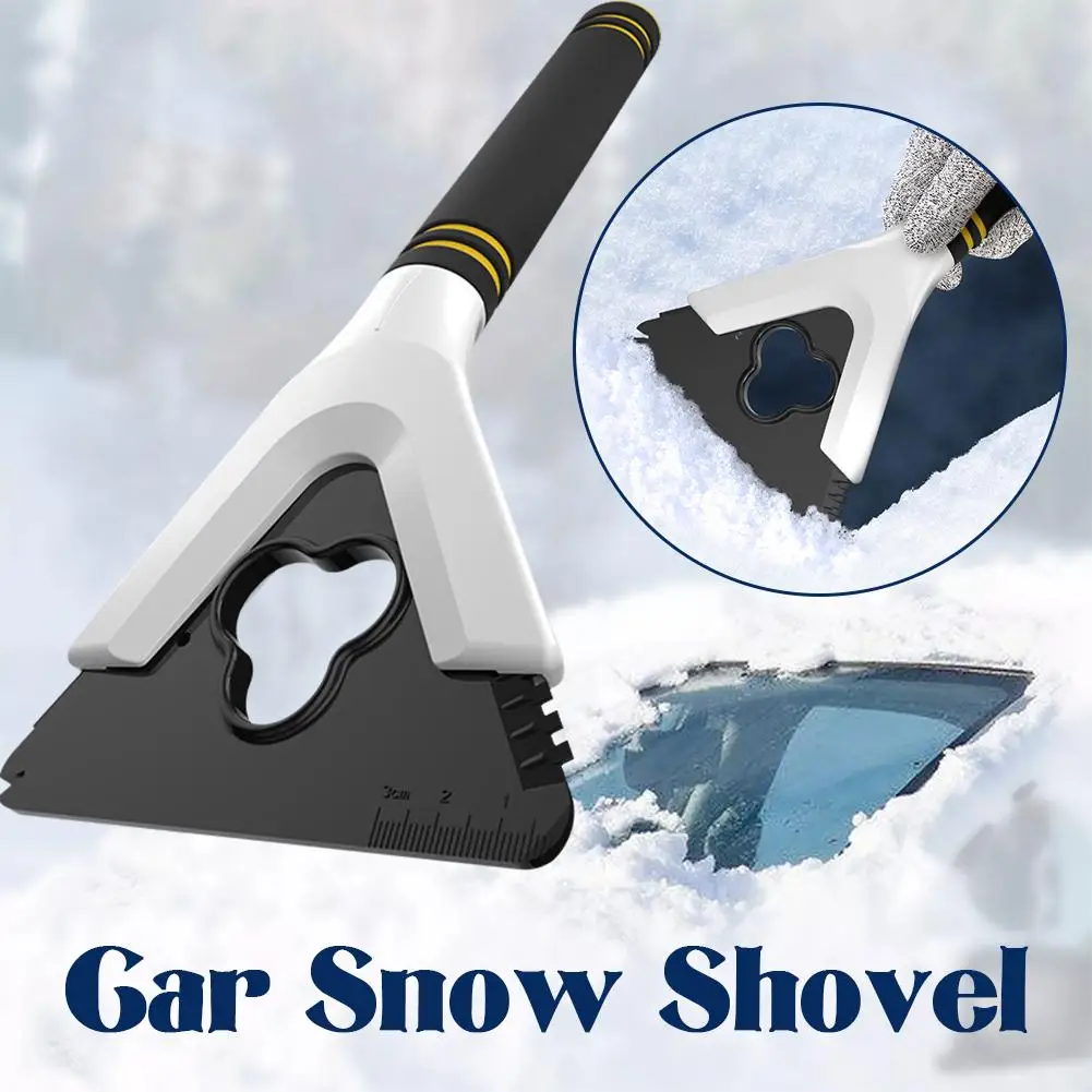 3 IN 1 Car Snow Shovel Portable Ice Scraper Windshield Snow Remover Ice Breaker Winter Snow Removal Tool For SUV Trucks Off-Road