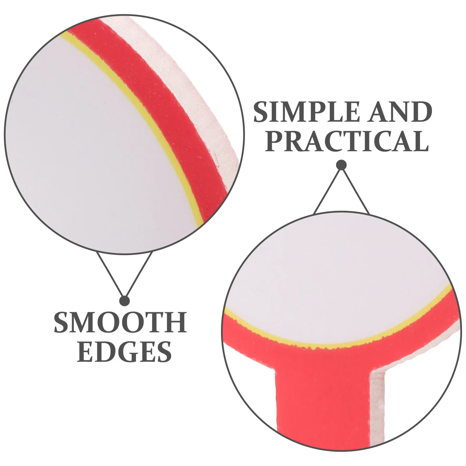 

2Pcs Reusable Dry Erase Paddle Board Double Sided Handheld Whiteboard for Scorekeeping Voting Competitions Auctions Mini