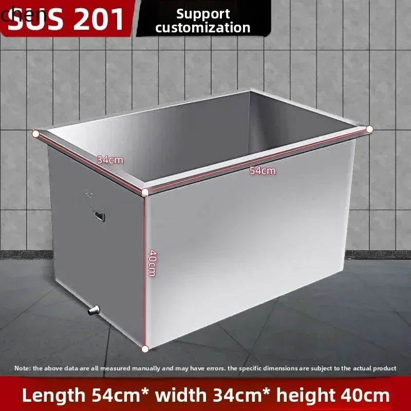 y17-square water storage tank industrial water storage bucket mobile trolley soaking pool braised cooking bucket