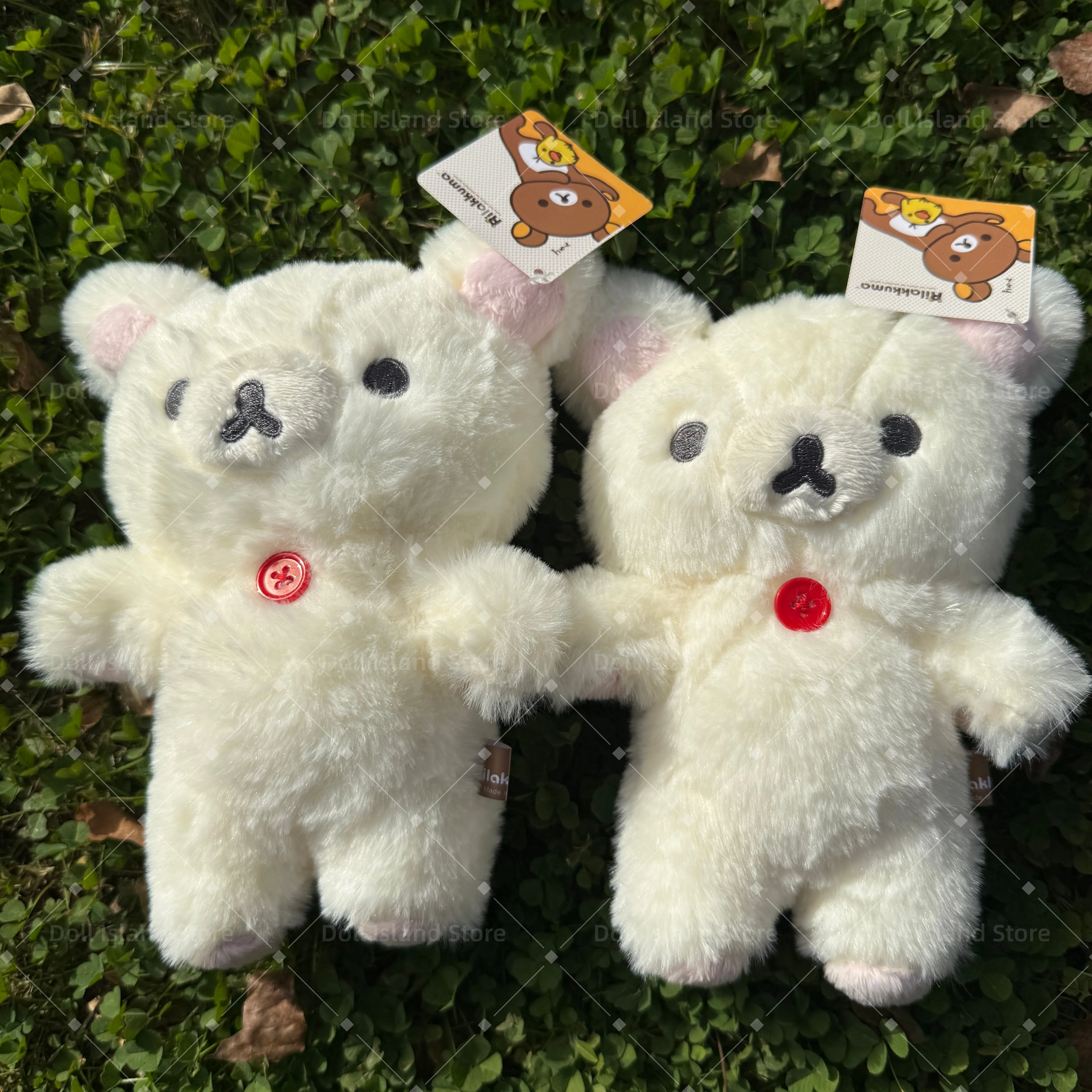 20 سنتيمتر أشعث Rilakkuma ألعاب من القطيفة Kawaii الأبيض الدب محشوة دمية رائعتين أنيمي الدب غرفة ديكور هدية عيد ميلاد للأطفال #2