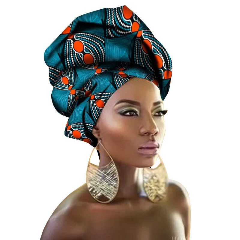 Batik printed headscarves for NEW e-commerce are supplied to African countries for sewing Tulle fabrics per meter