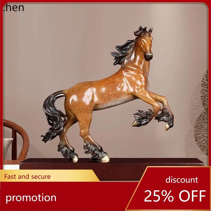 HXL  Qianlima Ornament Entrance Zodiac Decoration Office Housewarming Gift
