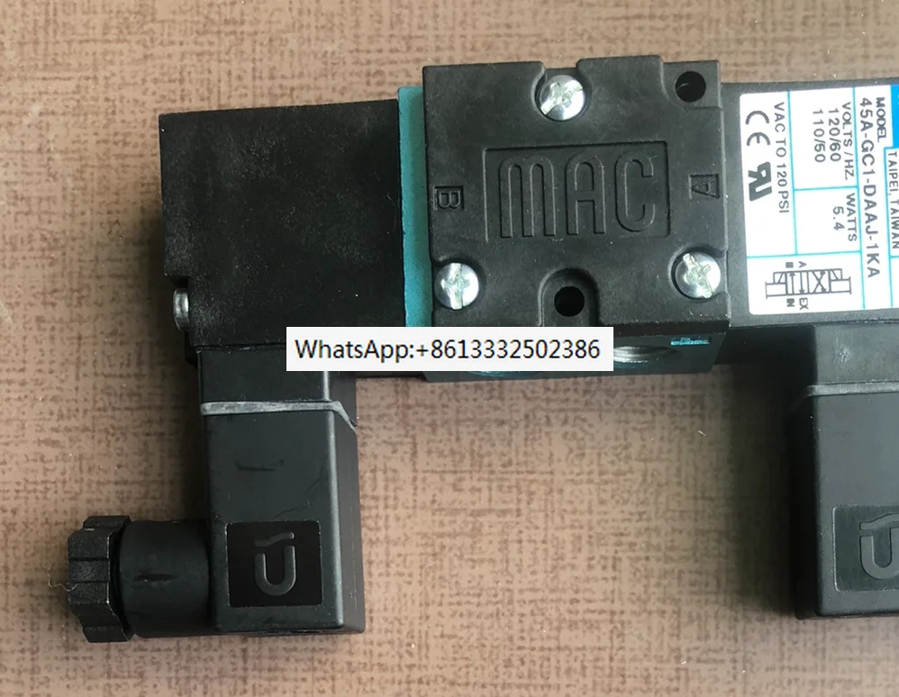 Electromagnetic valve 45A-GC1-DAAJ-1KA/45A-GC1-DAAAA-1BA