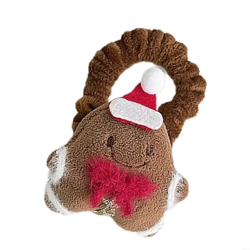 X4YC Christmas Themed Headbands Hair Accesories Comfortable Hairband Polyester Hair Tie Hairpieces For Kids And Adults