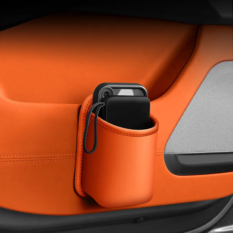 Car trash can, car water cup holder, interior umbrella storage hanging bag, door storage, car seat storage box bag