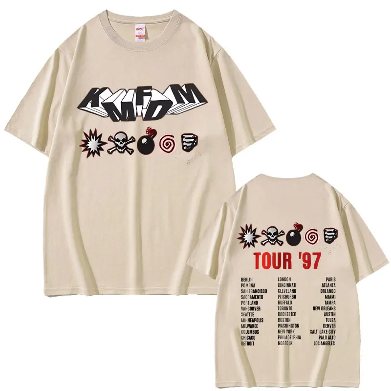 Rock Band Kmfdm Tour 97 Graphic T Shirts Men Women Vintage Gothic