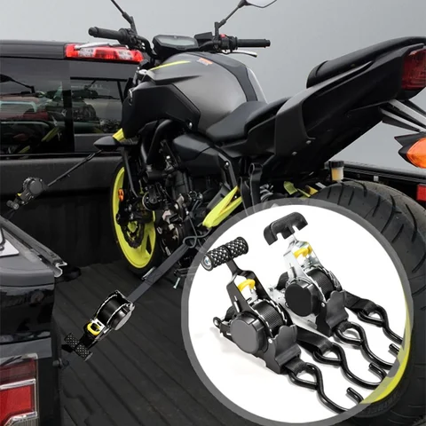 오토바이 개폐식 자동 래칫 스트랩, 자동 수축 텐셔너, 수하물 스트랩을 편리하게 고정, 1PC