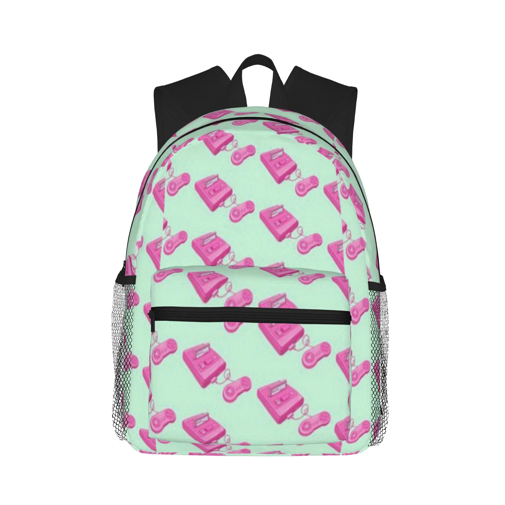 Cute Pink Video Game Console  Casual Backpack for Students and Adults Backpack women