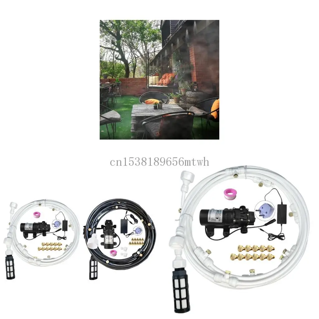 

Water Sprinkler Electric Deaphragm Set Set Portable Misting Automatic B03D