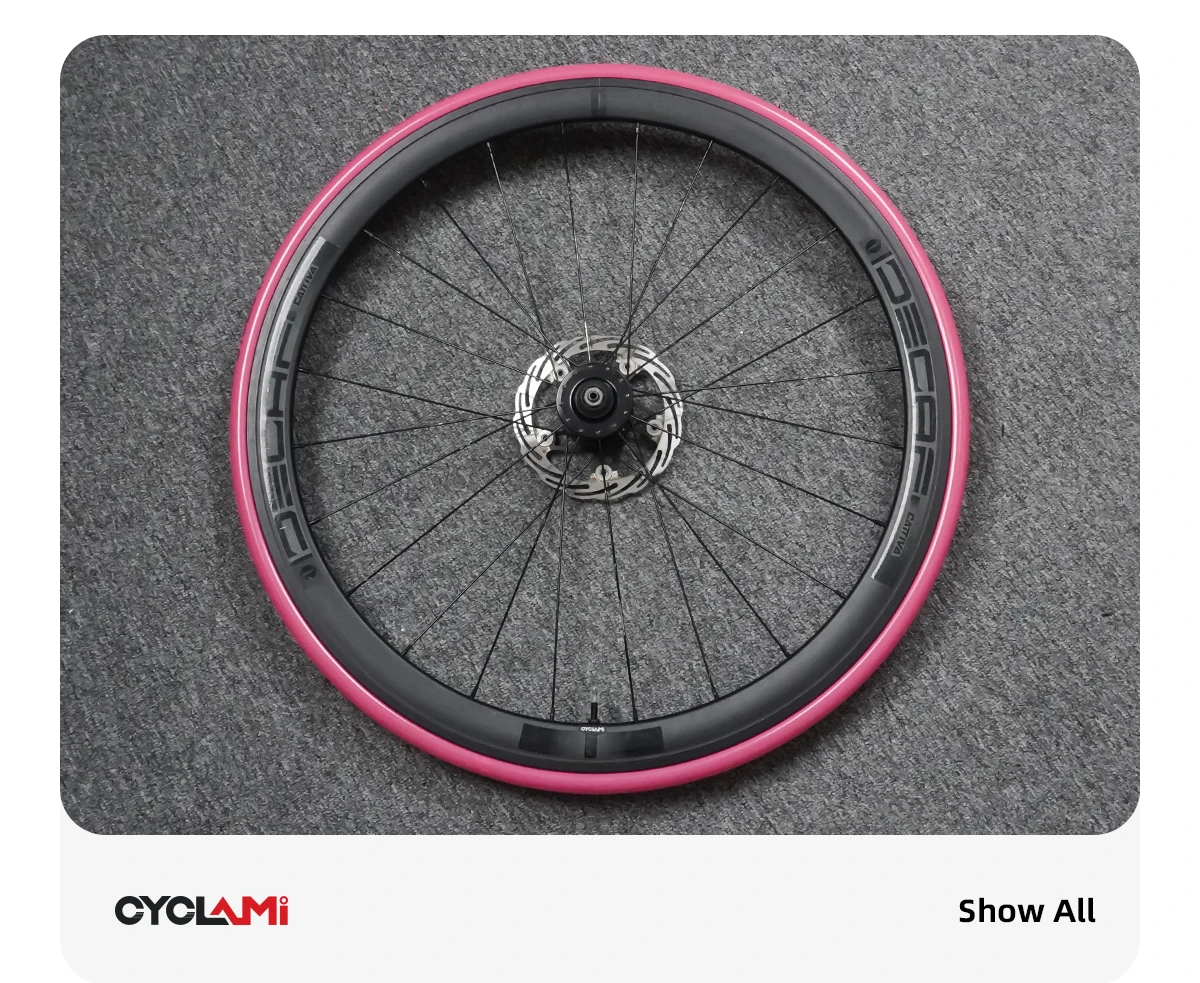 10 Stück CYCLAMI Fahrrad-Schlauch mit Edelstahlventil, französisches Presta-Ventil, pinkes TPU, für Rennradreifen 700C 700 X 18 23 25 28 30 32 C – Detail 11