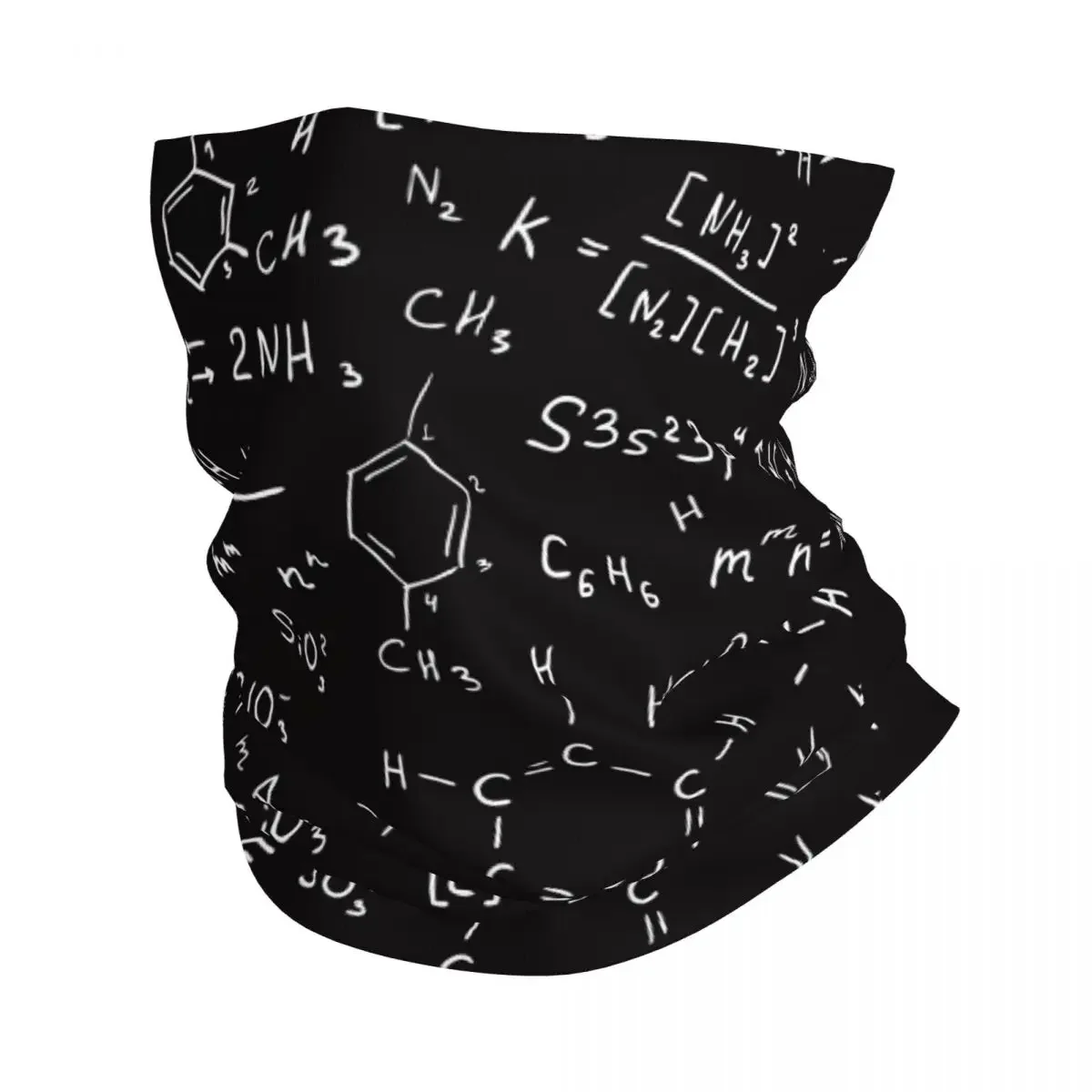 Chemical Symbol Equations Bandana Neck Cover  Balaclavas Magic Scarf Multi-use Cycling Hiking for Men Women Adult Breathable