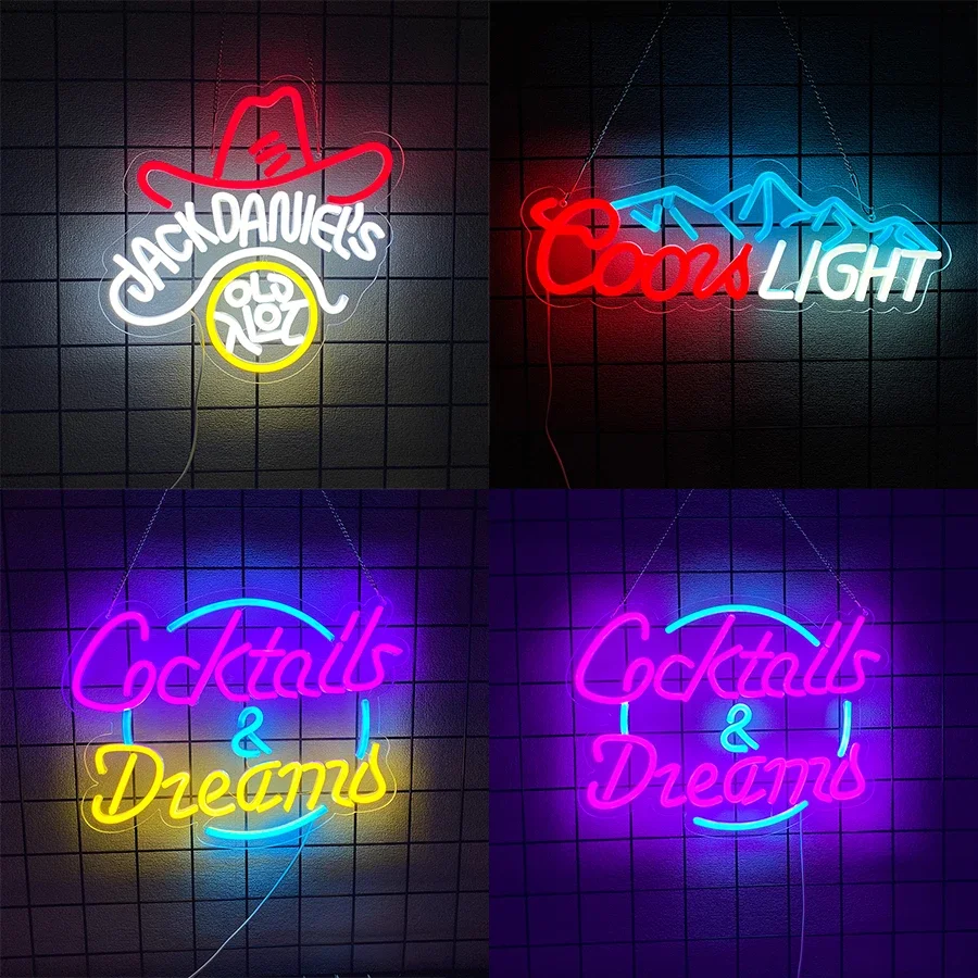 Cowboy Hat Personality Icon,Bar Led Neon Sign，Used For Beer Bars, Family Gatherings, Clubs, Shops, Man Caves Decor Wall Lamps