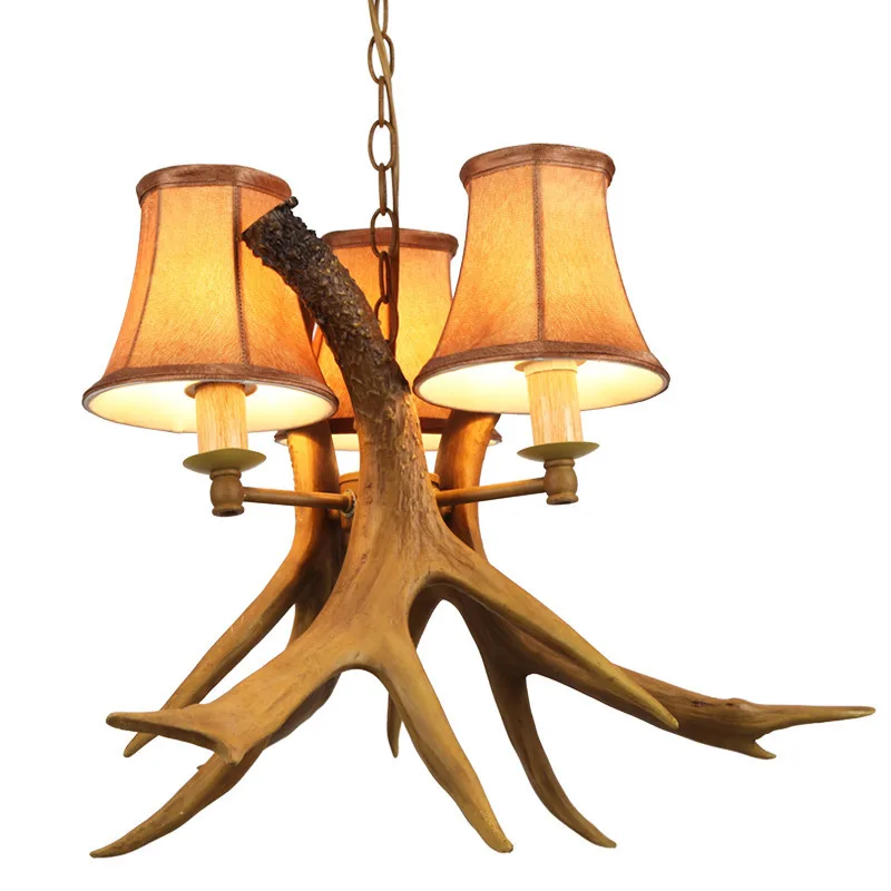 

Antlers, chandelier, American, vintage, personality, creativity, clothing store