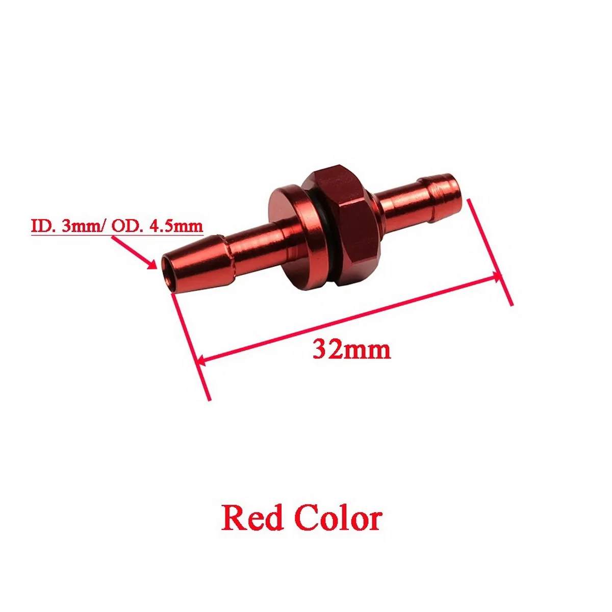 1 Piece M6 Water Nozzle Aluminum Drain Outlet Nozzle Water Cooling Nipple Faucet for RC Jet Boats DIY Connecting Accessories