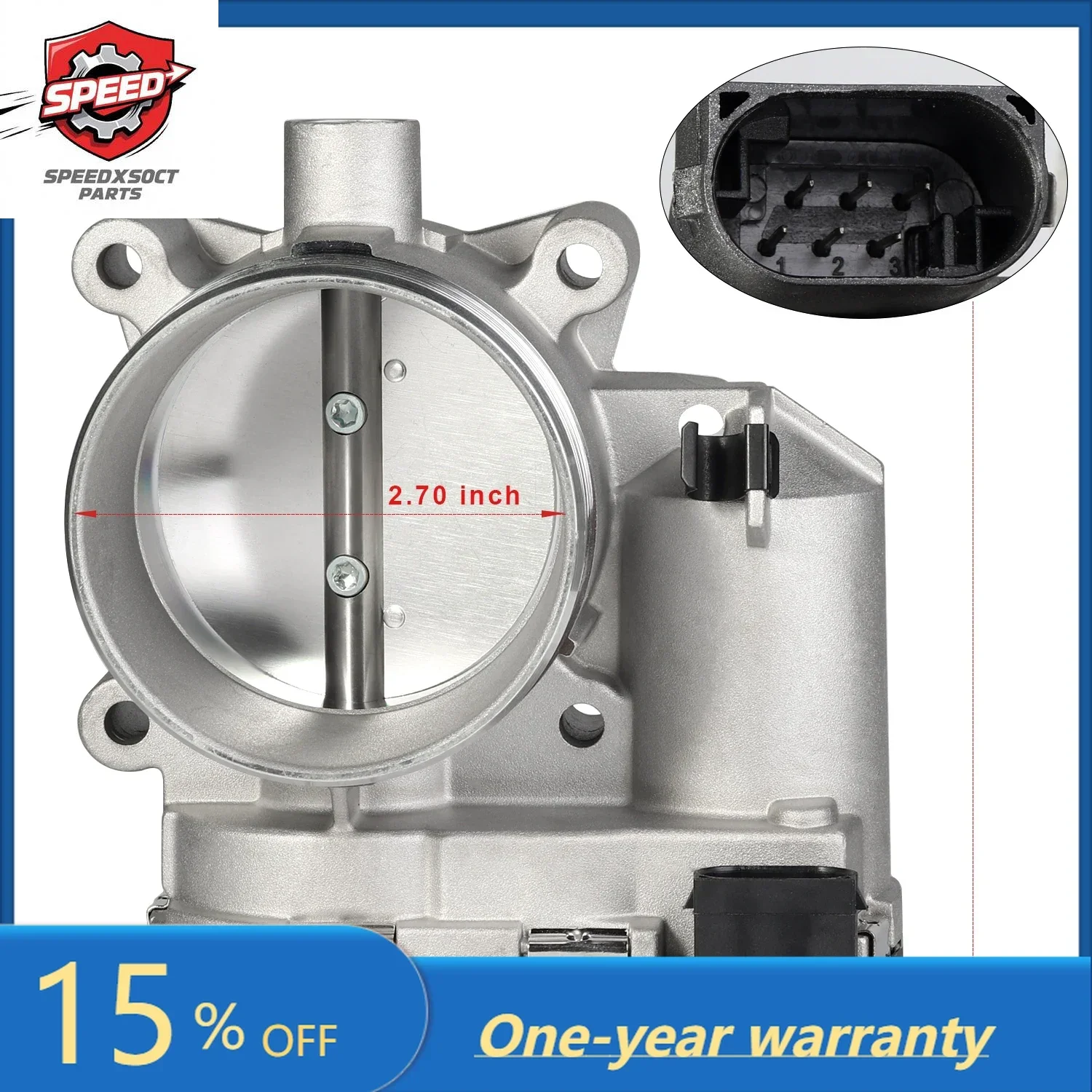 For 2002-2009 Volvo XC90 C70 S60 S80 V70 XC70 2.4L 2.5L Electric Throttle Body 30711554 Bosch 0280750131 0280750103 0 280 750 13
