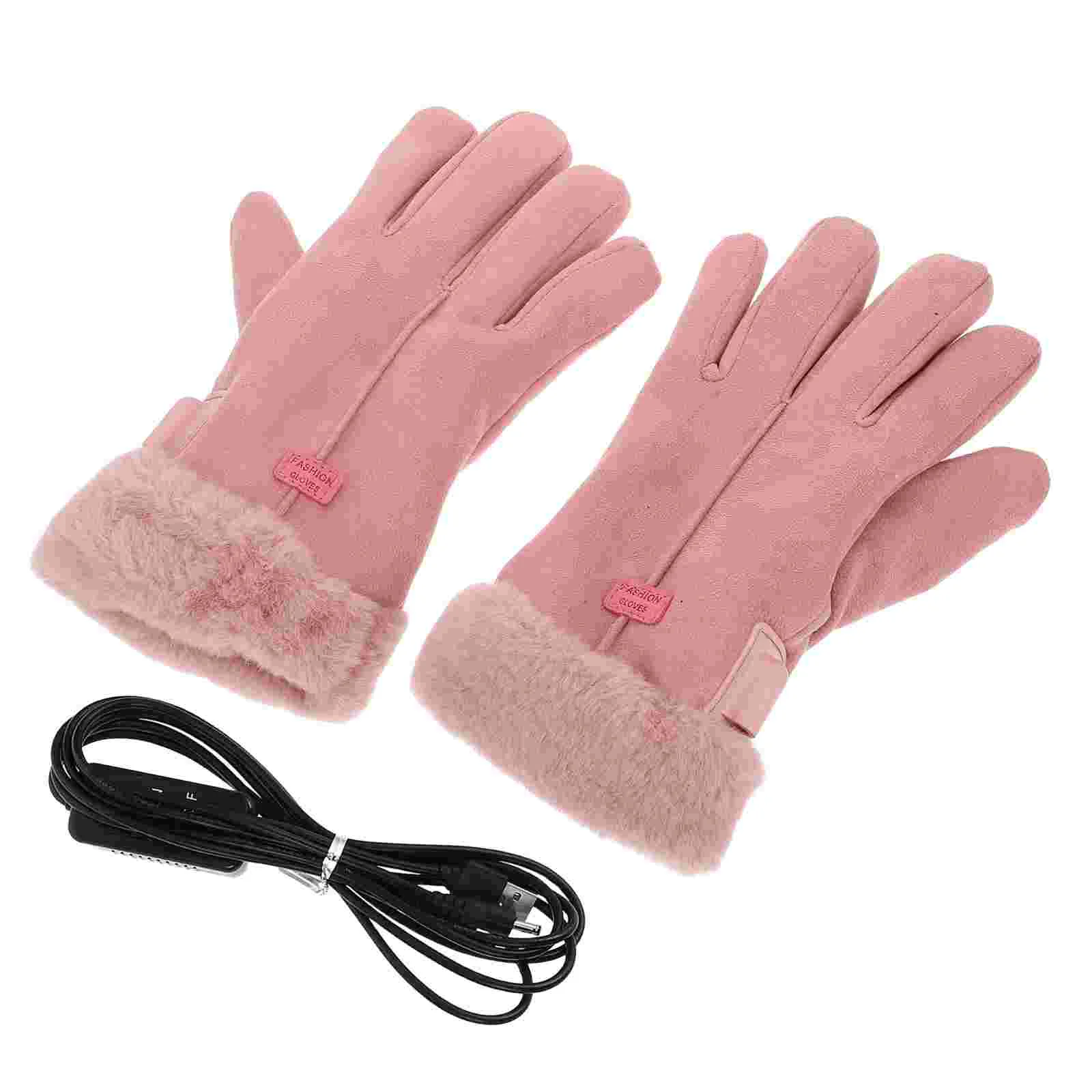 

Heated Gloves Warming for Men Winter Heating Hand Warmers Mittens Work Thermal