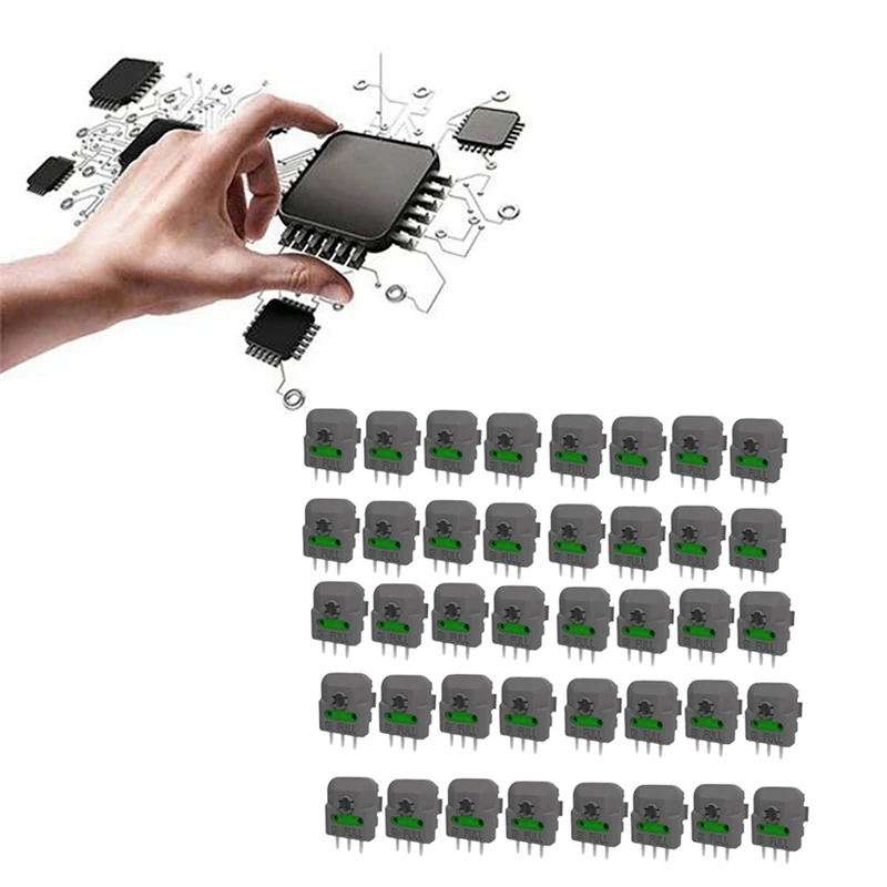 40PCS Hall Joystick Potentiometer Sensor Module For PS4 Game Controller Hall Joystick Axis Resistor Mini Switch Easy Install