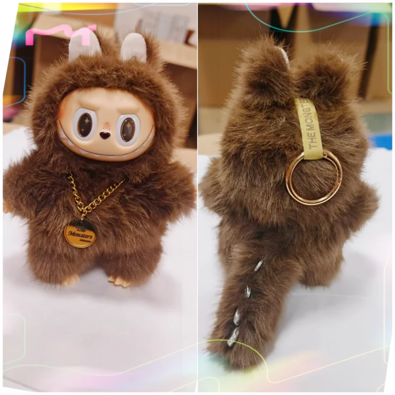 High Quality The Monster Labubu Zimomo Angel Creative Change Doll Diy  Figure Vinyl Pendant Model Toy Replica Toys Holiday Gifts