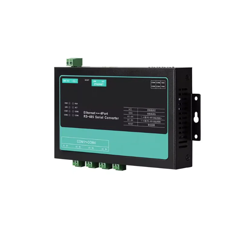 4-channel RS485 to Ethernet port industrial grade Modbus gateway RTU/TCP communication module serial server accessories