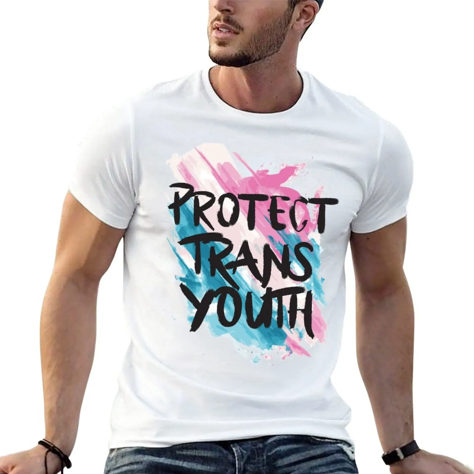 

New Protect TRANS Youth! T-Shirt sweat shirts animal print shirt for boys quick drying shirt custom t shirts men t shirt