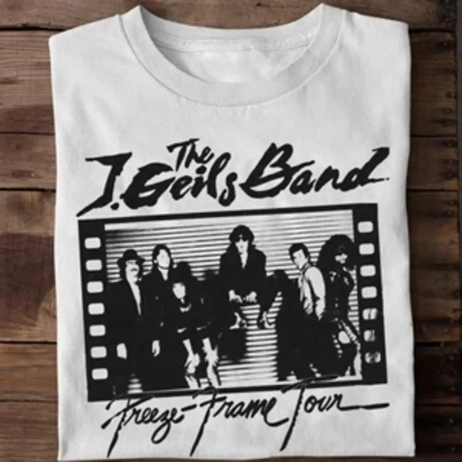 Nueva camiseta blanca The J Geils Band U2 Tour at Los Angeles, todas las tallas, CO10, estilo vintage, lavada, unisex, versátil, suave
