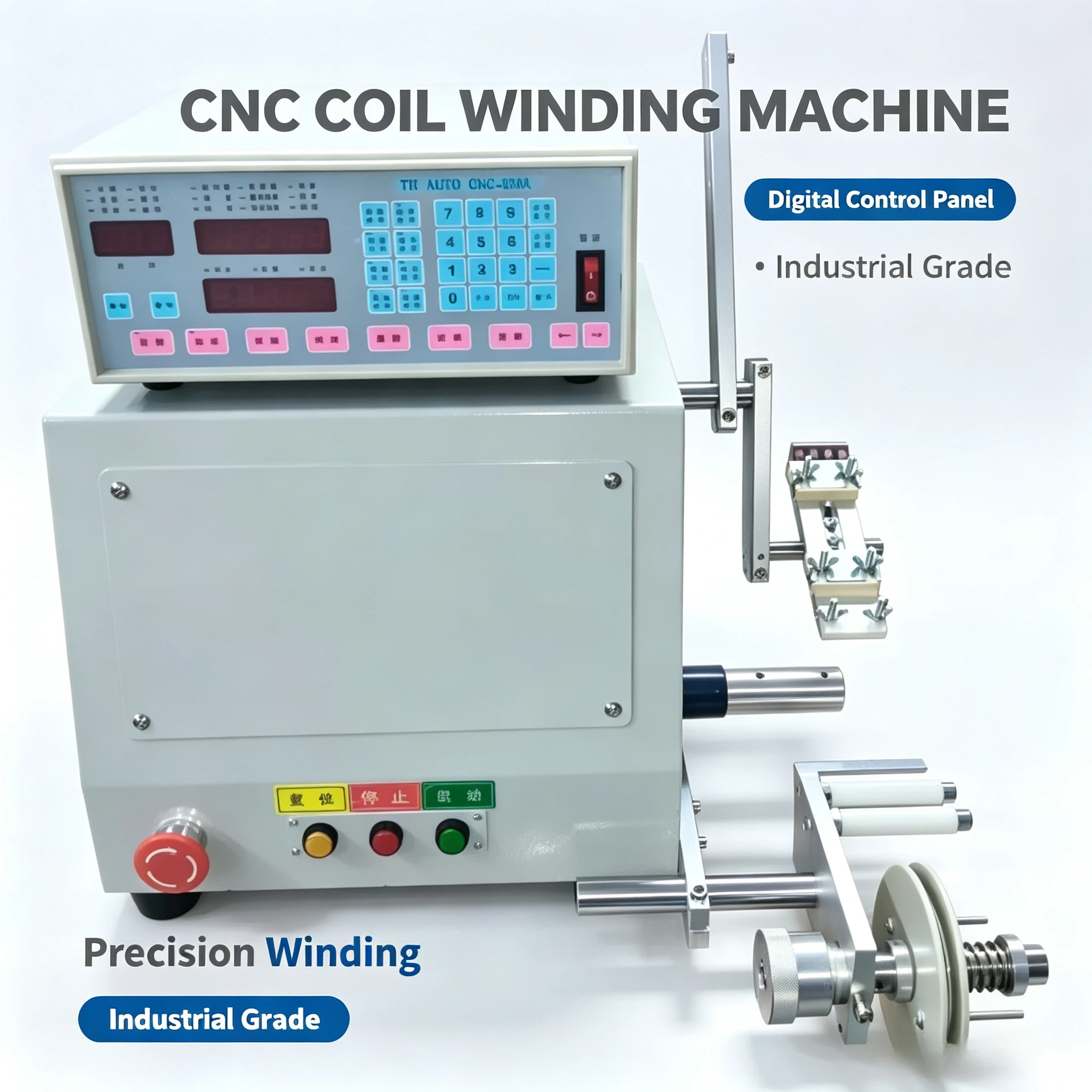 High quality New computer C automatic Coil winder winding machine CNC manual 0.03-1.2mm copper hand wire coil winding 220V