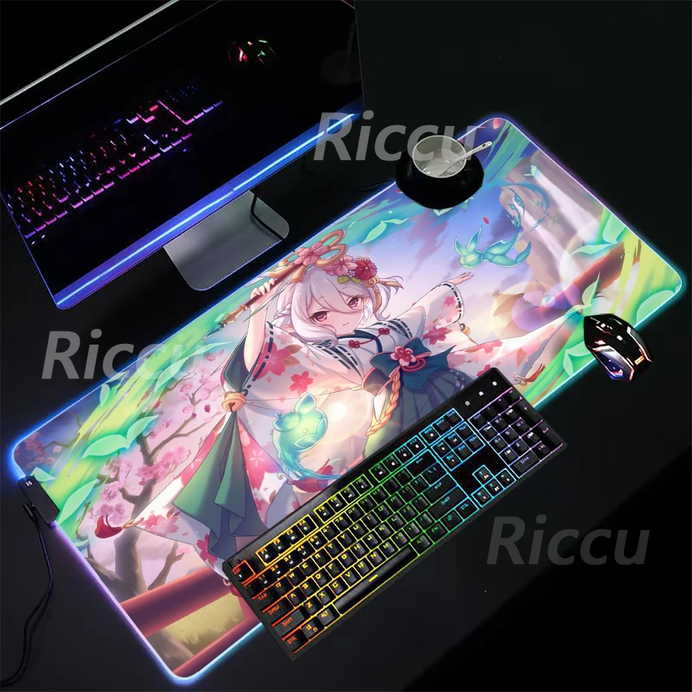 Hot selling item Princess Connect Re：Dive comic PC Table mat High definition print RGB Mouse Pad XXL game accessories mouse pad