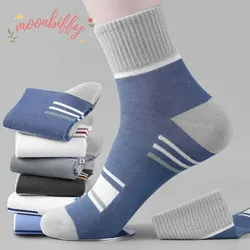 1 Pairs of Socks MEN'S Mid-calf Spring and Winter Sports Sweat Anti-odor MEN'S Socks Thin Sports Socks