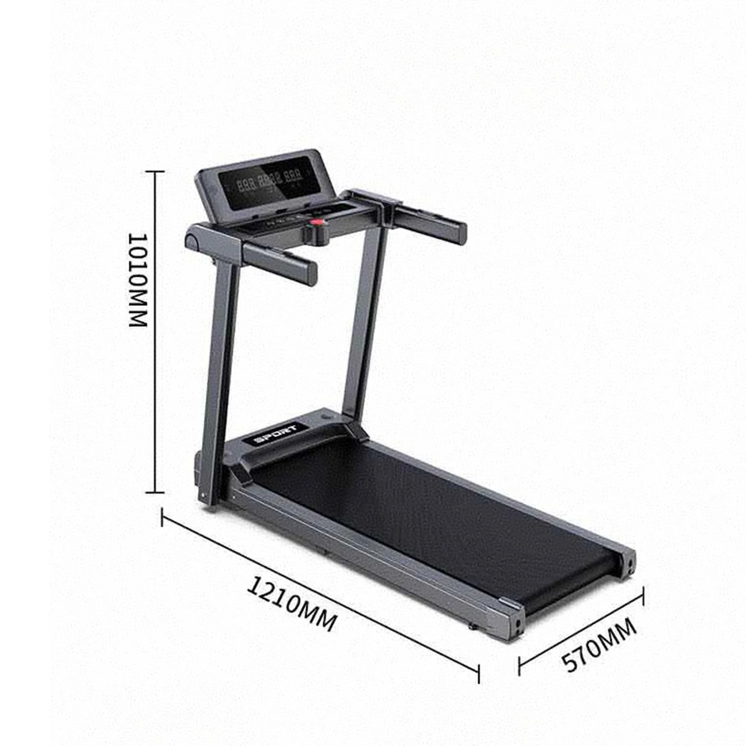 

New Commercial High-End Electric Bluetooth Walking Treadmill with Light Emitting Diode Screen