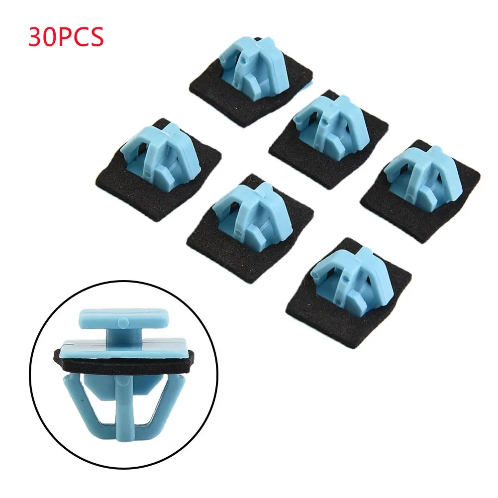 

30pcs Molding Door Trim Clips For Kia For Hyundai Fender Flare Rocker Door & Exterior Side Moulding Car Accessories