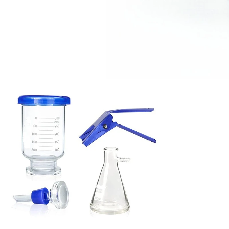 Glass Top Cup 300ml For Vacuum Filtration Apparatus Universal Filter Cup Sand Core Liquid Solvent Filter Unit Device Accessories