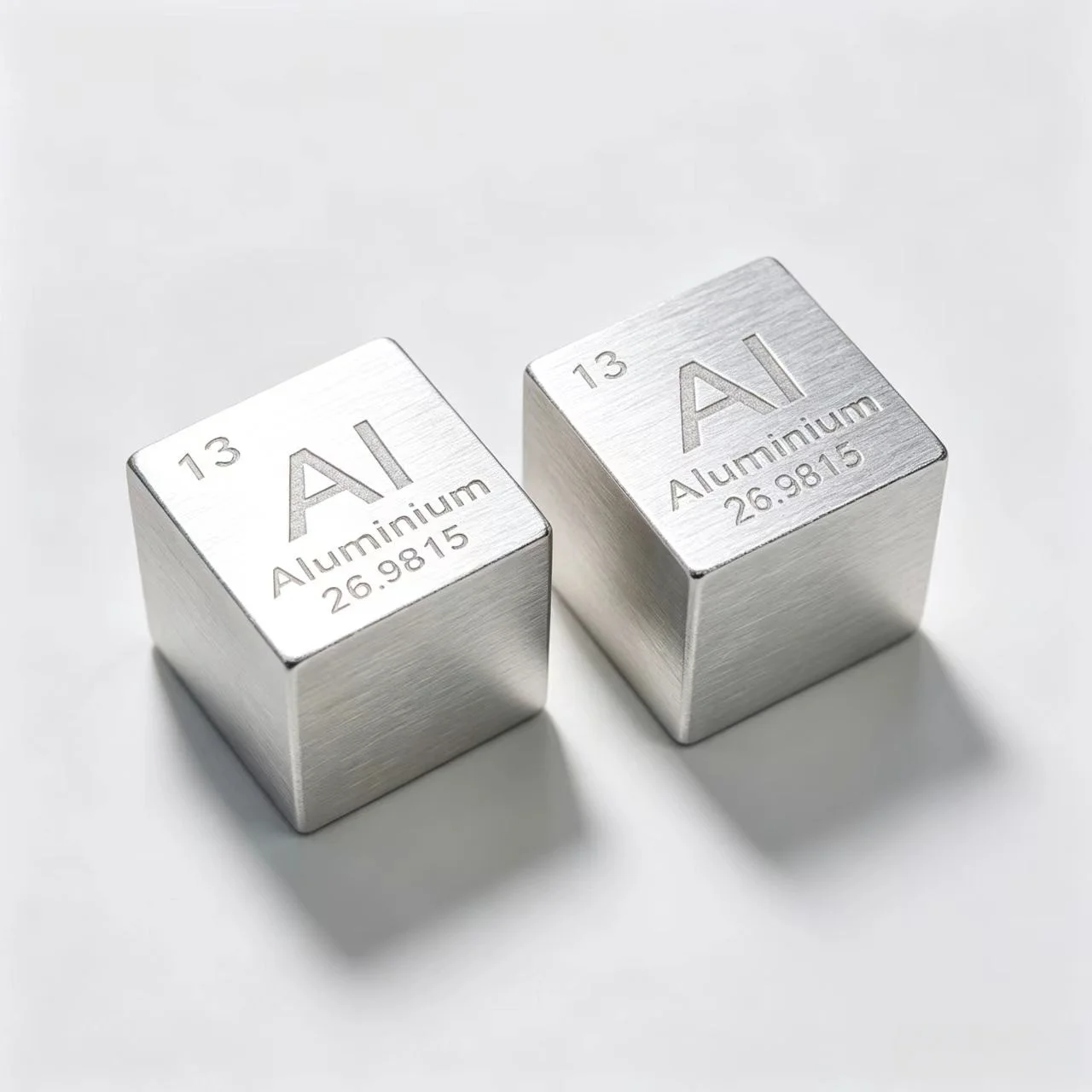 Aluminum Cube Elements Periodic Table of Metallic Elements Educational Chemical Fun Collection Teaching Models