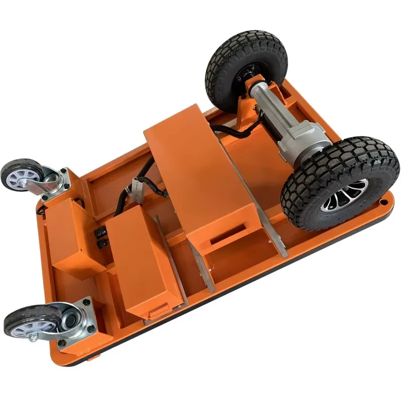 Foldable Four-Wheel Storage Small Carts Electric Transport Vehicles Cargo Flatbeds Greenhouses Hand Carts Trolleys