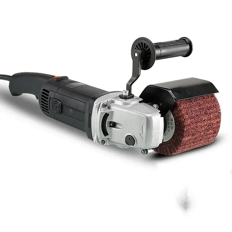 1pc 220V/2800W Portable Electric Polisher Stainless Steel Metal Wood Grinding Wire Drawing Machine Grinding Wheel Grinding Tool