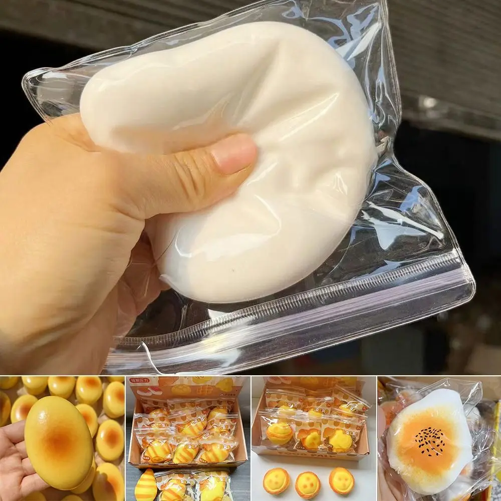 Mini PU Squeeze Toy Slow Rising Mochi Fidget Toy Bread Antistress Stress Relief Toy Boys - Image 4