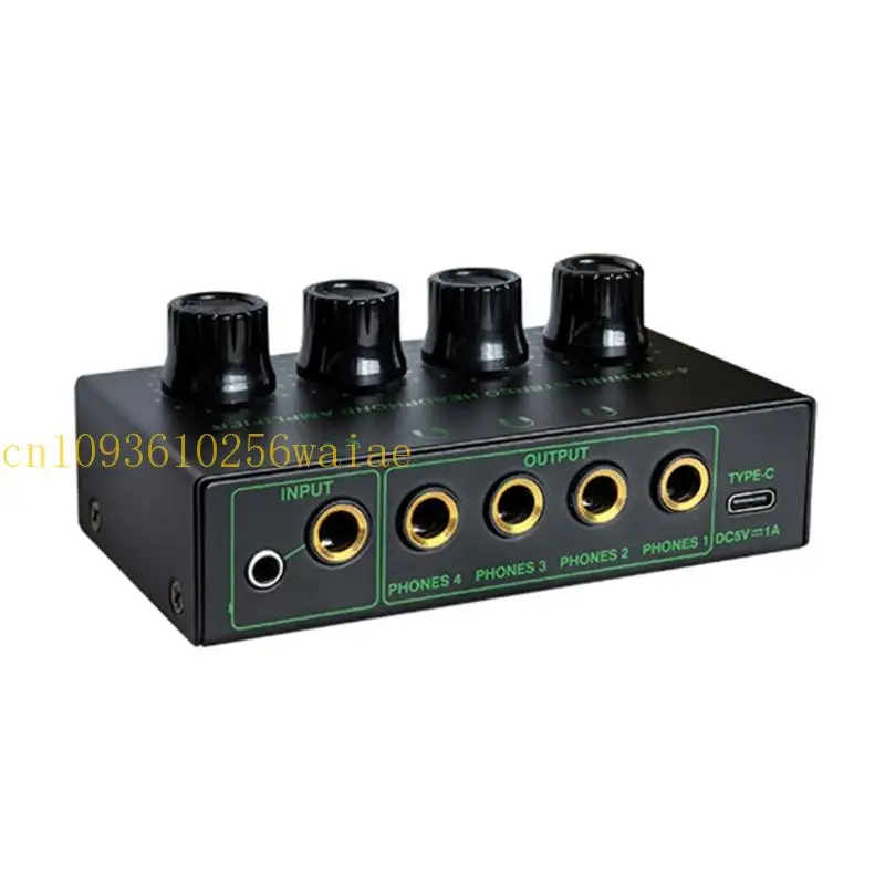 652F HZ400 Studio a 4 Amplificatore splific con adattatore cavi uditivi per effetti a colori per connessione