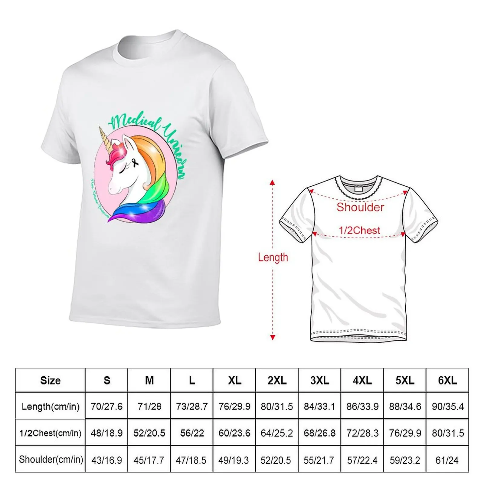 Medical Unicorn Rare Disease Awareness T-Shirt oversized custom t-shirts t shirts for men graphic